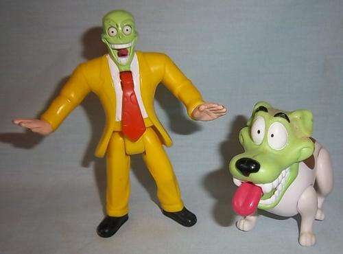 A VINTAGE THE MASK FIGURE WITH HIS DOG MILO