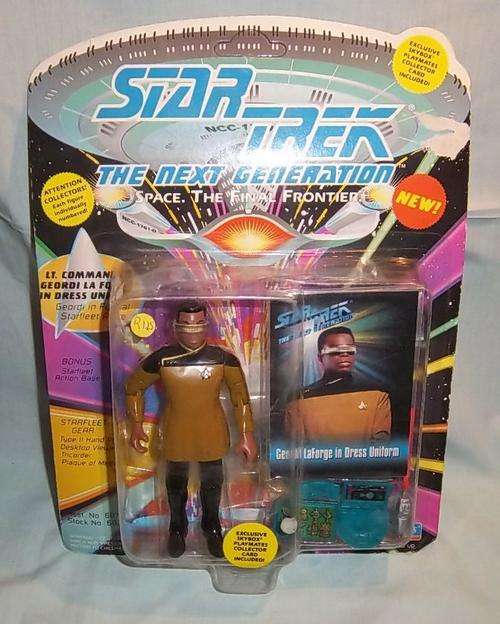 LT. COMMANDER GEORDI LA FORGE IN DRESS UNIFORM - THE NEXT GENERATION, SPACE. THE FINAL FRONTIER