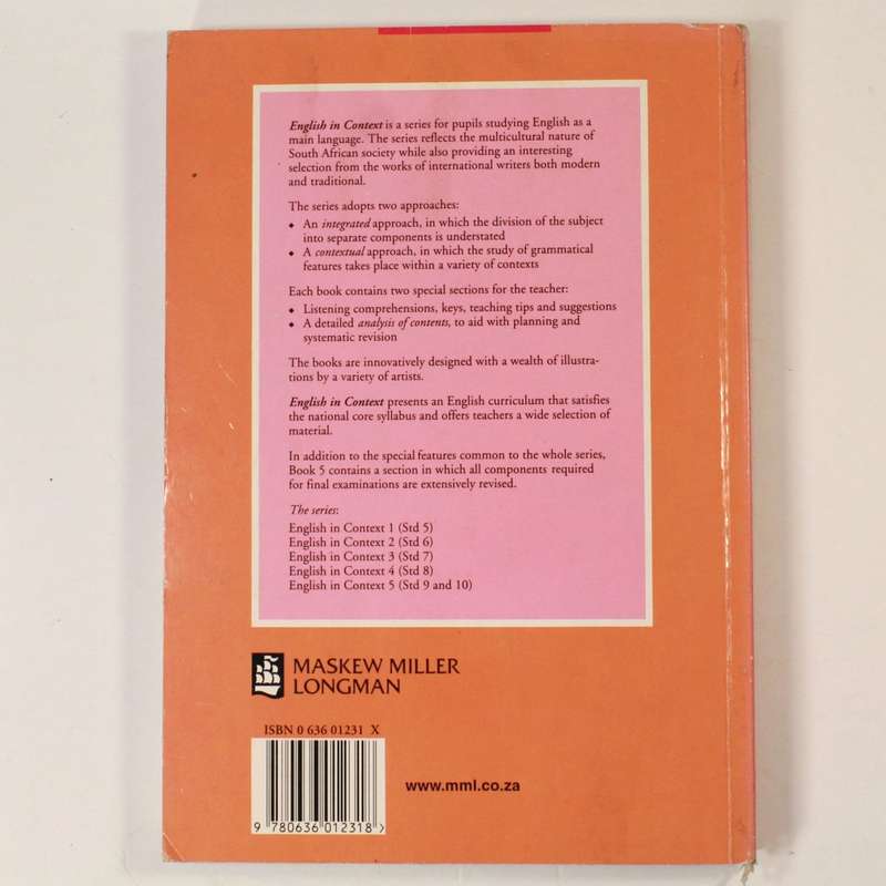 English in Context - Book 5 - J. O. Hendry, H. M. Gardyne