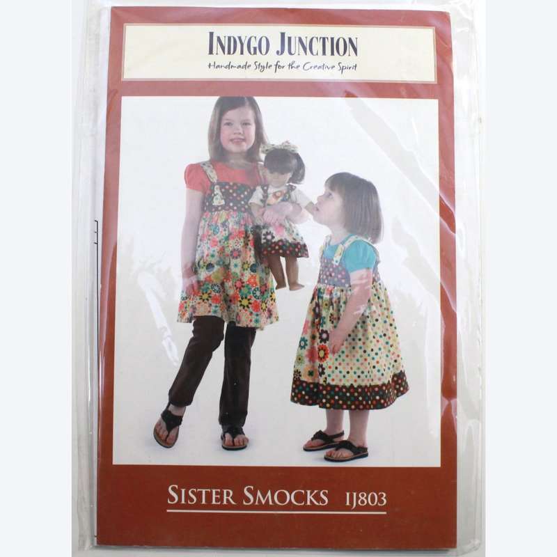 Girls Dress Sewing Pattern by Indygo Junction - Sister Smocks