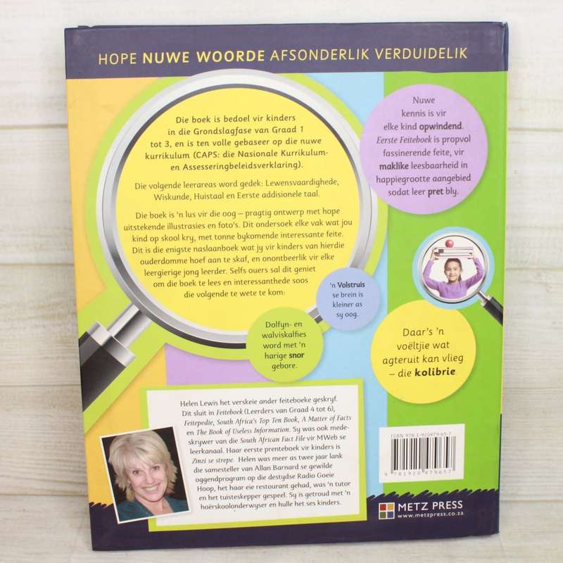 Eerste Feiteboek deur Helen Lewis (Afrikaans)