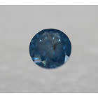 Certified 0.54ct Natural Fancy Vivid Blue Diamond - Free Certificate