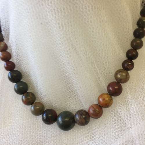 Picasso Jasper Semi Precious Stone Necklace