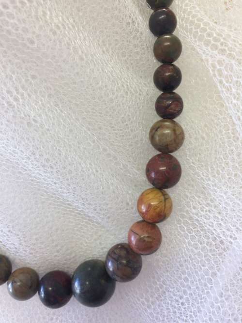 Picasso Jasper Semi Precious Stone Necklace
