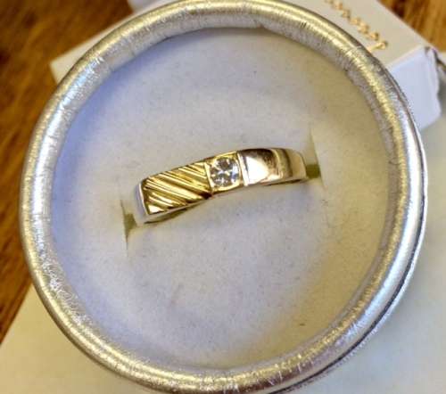 Certified Gold Diamond Ring - Reduced