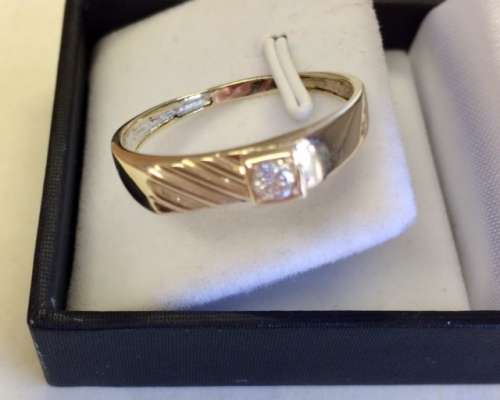 Certified Gold Diamond Ring - Reduced