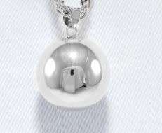 Sterling Silver Melody/Chime Ball  Pendant on Chain
