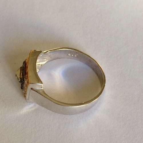REDUCED - NATURAL RAW DIAMOND RING - UNIQUE