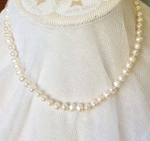 Christmas Special - Genuine Pearl Necklace - Timeless Beauty