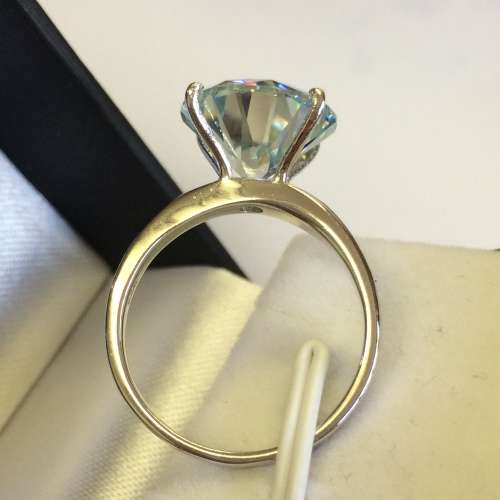 HUGE 7ct Moissanite Solitaire Ring - Stunning