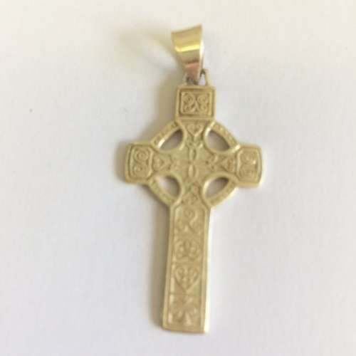 Sterling Silver Cross Pendant  - Beautiful Detail