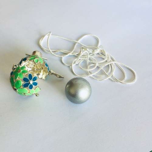 SALE Harmony Angel Callers Chime Ball Pendant on Chain