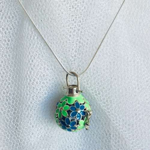SALE Harmony Angel Callers Chime Ball Pendant on Chain