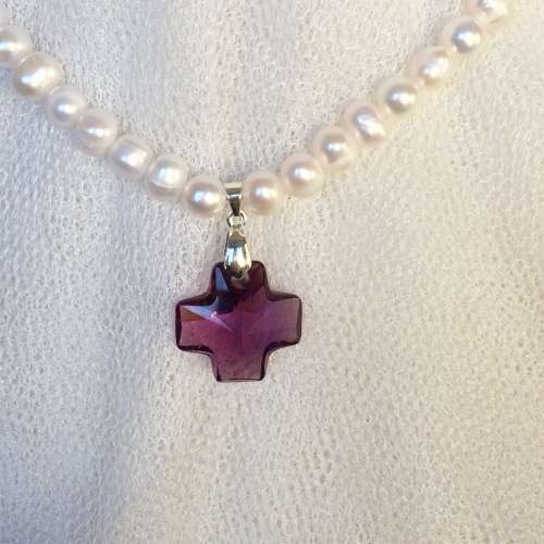 Swarovski Crystal and Pearl Necklace - Absolutely Stunning