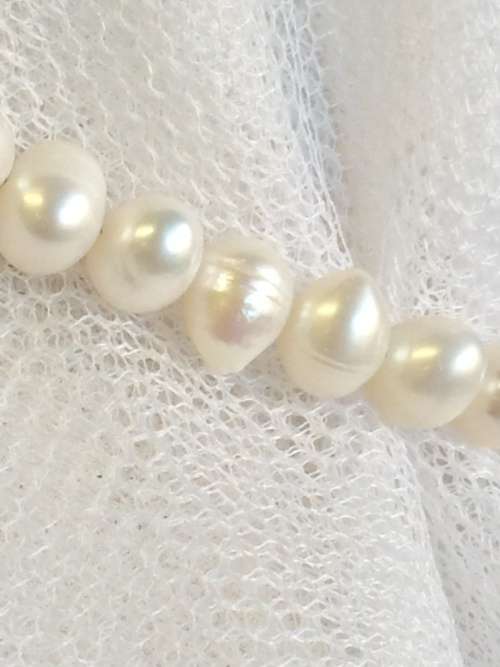 Genuine Pearl and Rose Quartz Necklace - Unique!