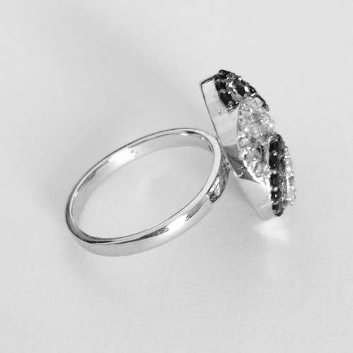 REDUCED! NATURAL RAW DIAMOND RING - SWIRL - UNIQUE