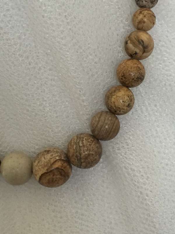 Picture Jasper Semi Precious Stone Necklace