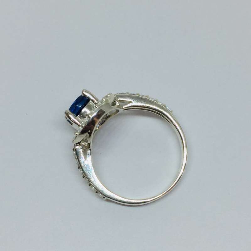 SALE! 2.82ct Genuine Blue Tanzanite Halo Ring - Stunning!