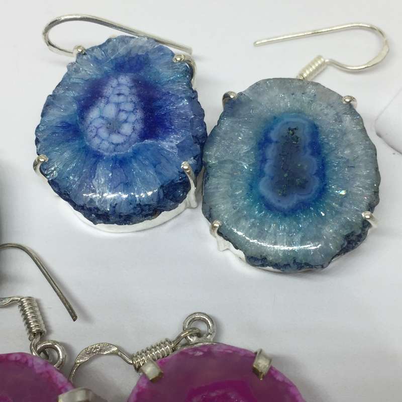 Agate Druzy Earrings - Very Pretty!
