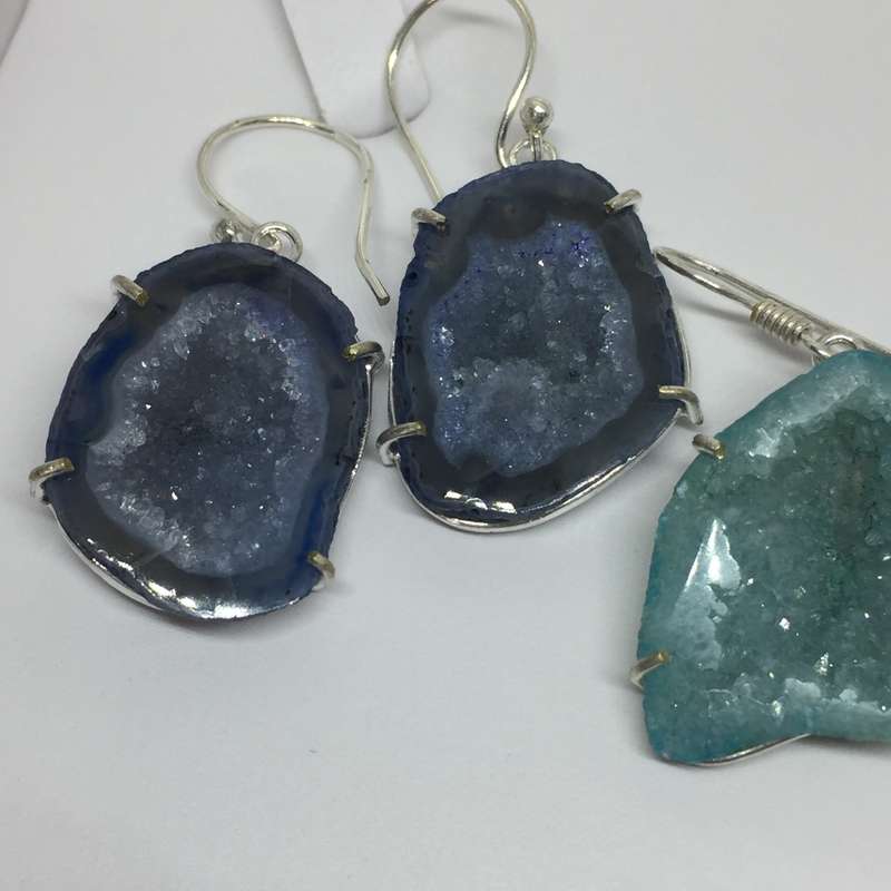 Agate Druzy Earrings - Very Pretty!