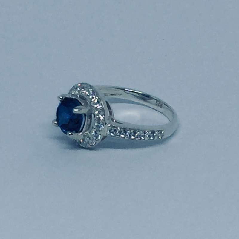 SALE! 2.82ct Genuine Blue Tanzanite Halo Ring - Stunning!