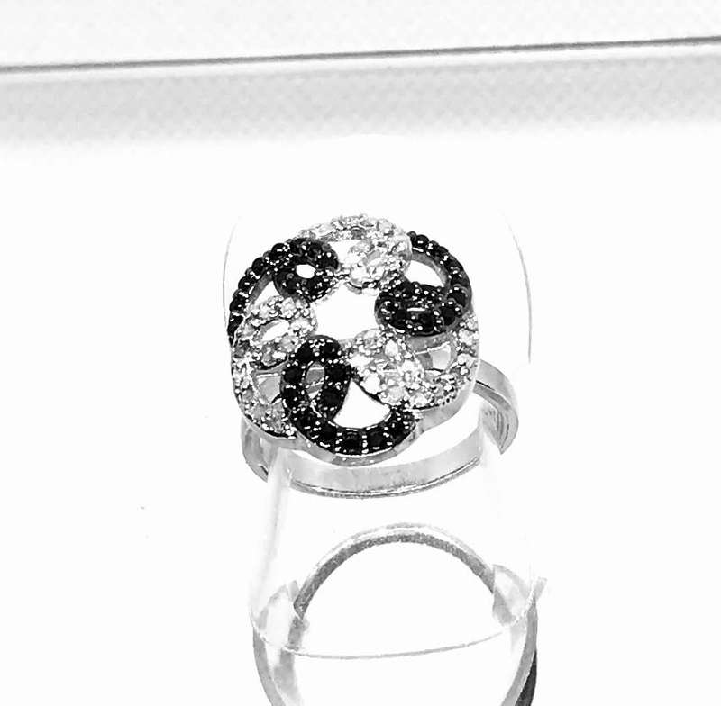 REDUCED! NATURAL RAW DIAMOND RING - SWIRL - UNIQUE