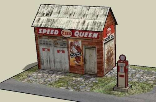 1/64 Scale Printable Diorama(See Image) for Hotwheels, Matchbox Etc...