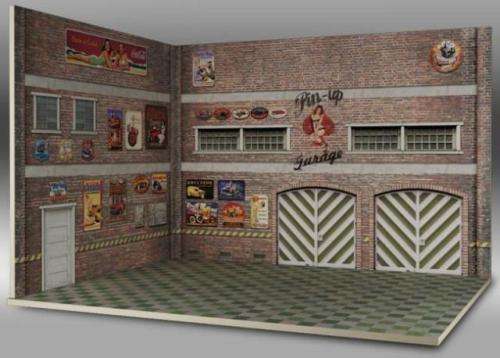 1/64 Scale Printable Diorama(See Image) for Hotwheels, Matchbox Etc...