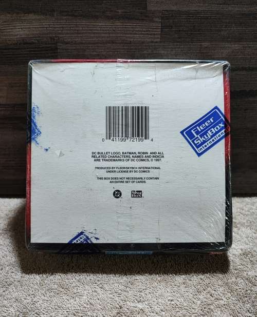 1997 SkyBox Batman and Robin Factory Sealed Box Collectible Cards