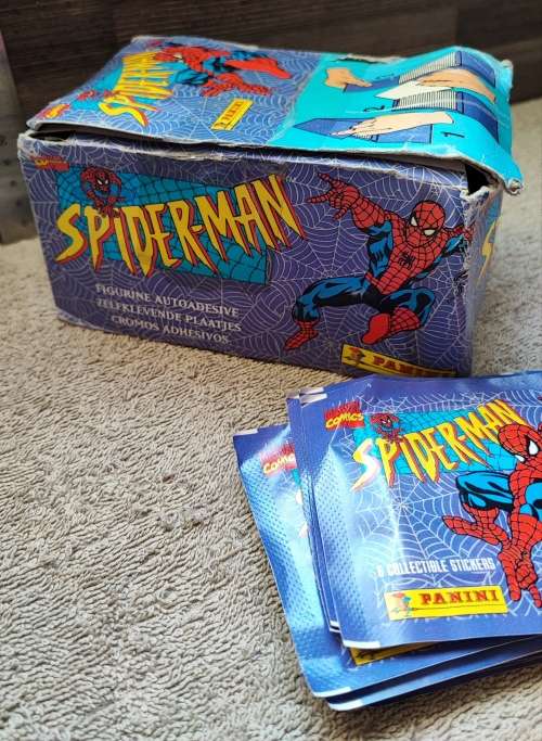 1995 Panini Marvel`s Spiderman Collectible Stickers(Factory Sealed)