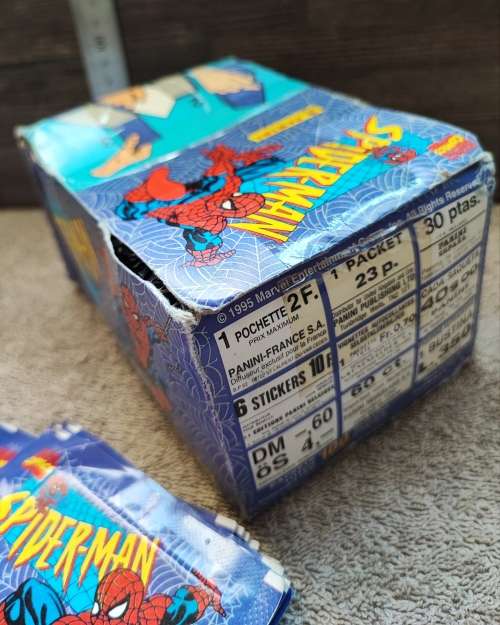 1995 Panini Marvel`s Spiderman Collectible Stickers(Factory Sealed)