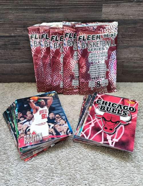96/97 Fleer NBA Basketball Collectible Cards(Factory Sealed & Loose)