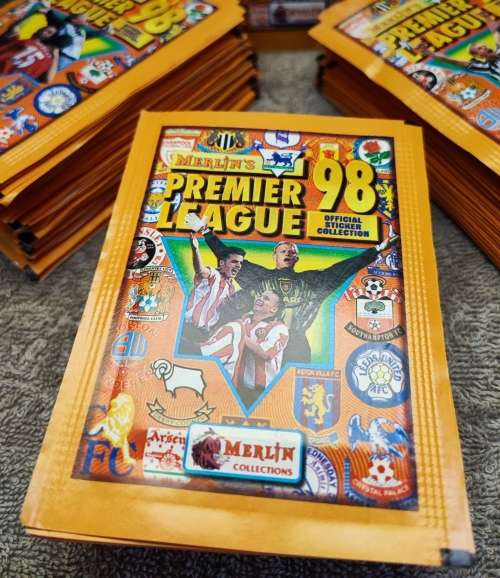1998 Merlin`s by Topps Premier League Sticker(Factory Sealed)