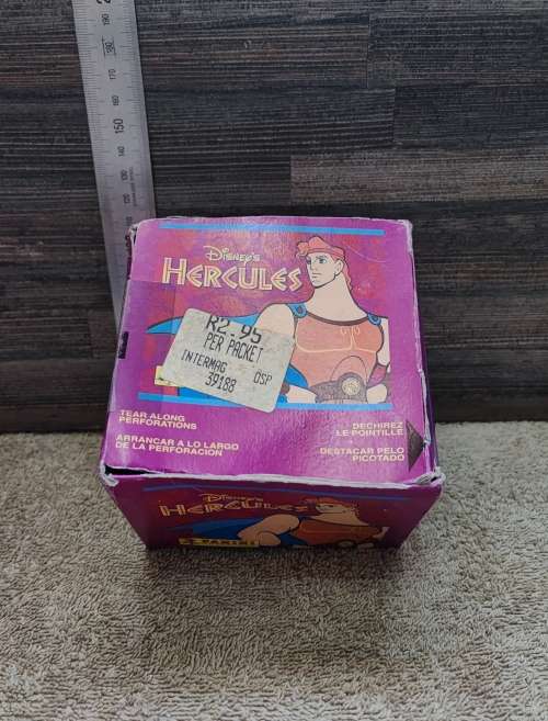 1996 Panini Disney`s Hercules Collectible Stickers(Factory Sealed)