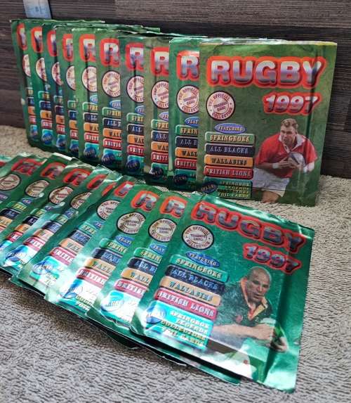 1997 Panini Rugby Collectible Cards(Bid per packet)