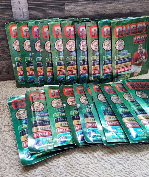 1997 Panini Rugby Collectible Cards(Bid per packet)