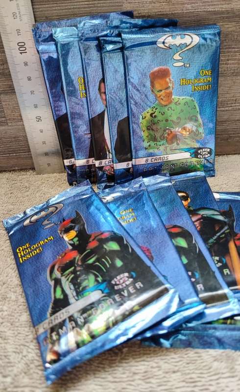 1995 Fleer Batman Forever Trading Cards(Bid per packet)