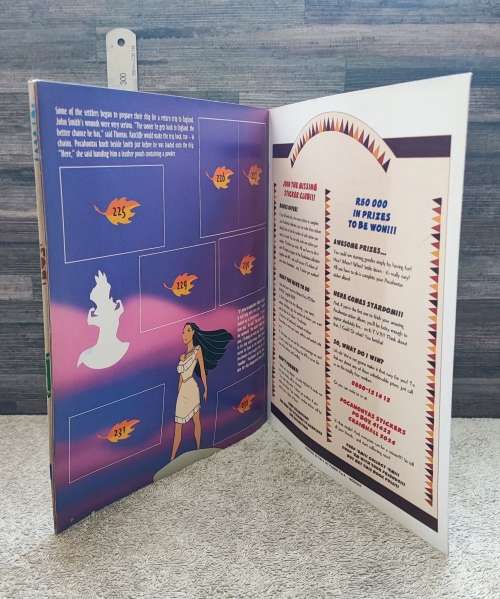 1995 Panini Disney`s Pocahontas Sticker Album & Collectible Stickers