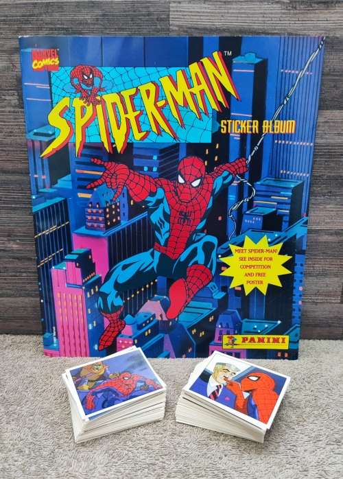 1995 Panini Marvel`s Spiderman Album & Stickers