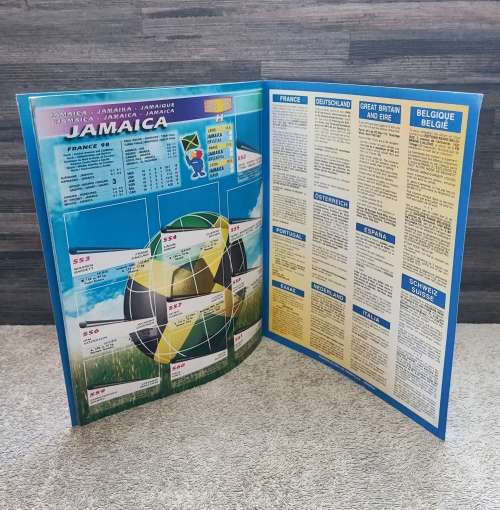 1998 Panini France World Cup Soccer Sticker Album & Stickers