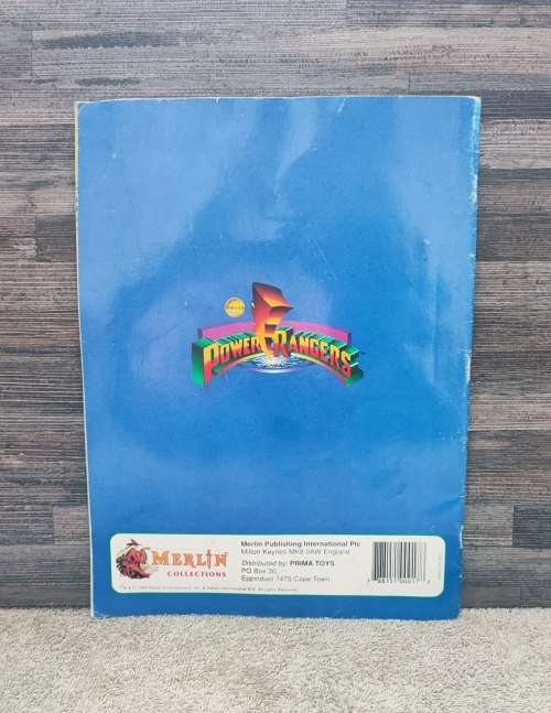 1994 Topps Power Rangers Sticker Album & Collectible Stickers