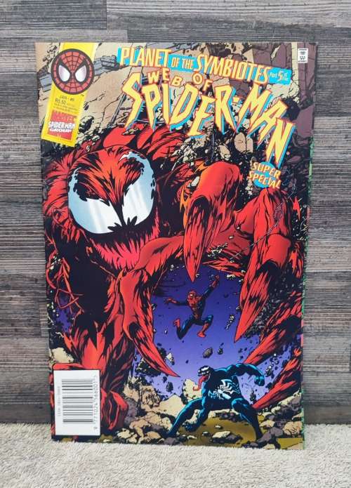 1995 Marvel Spiderman Comic Book Collection Planet of the Symbiotes Part 1 - 5