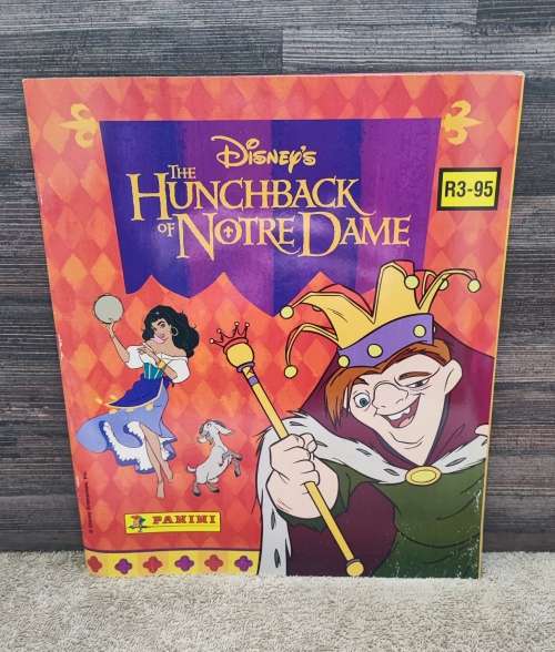1996 Panini Disney`s Hunchback of Notredame sticker album & stickers
