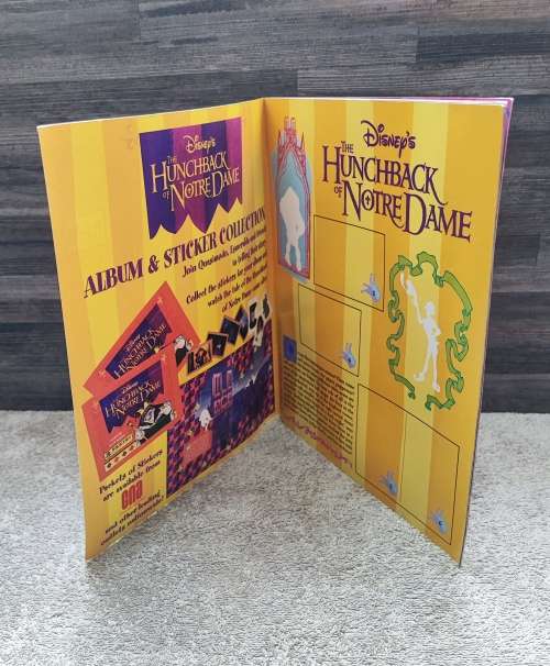 1996 Panini Disney`s Hunchback of Notredame sticker album & stickers