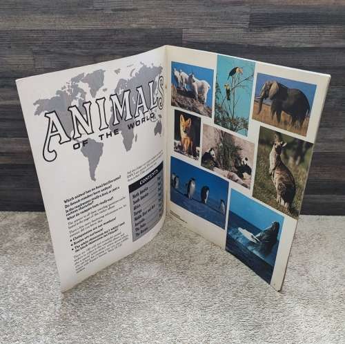 1990 Panini Animals of the World sticker album & stickers