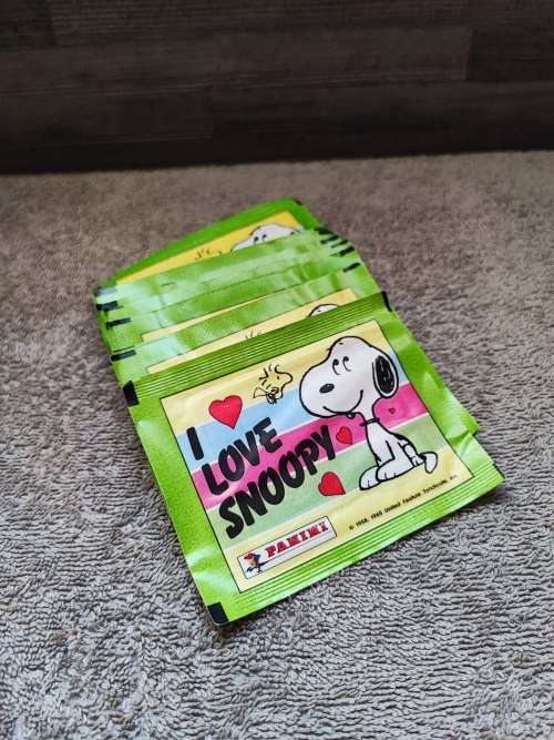1986 Panini I Love Snoopy collectible stickers