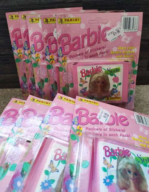 1995 Panini Mattel Barbie Collectible Stickers