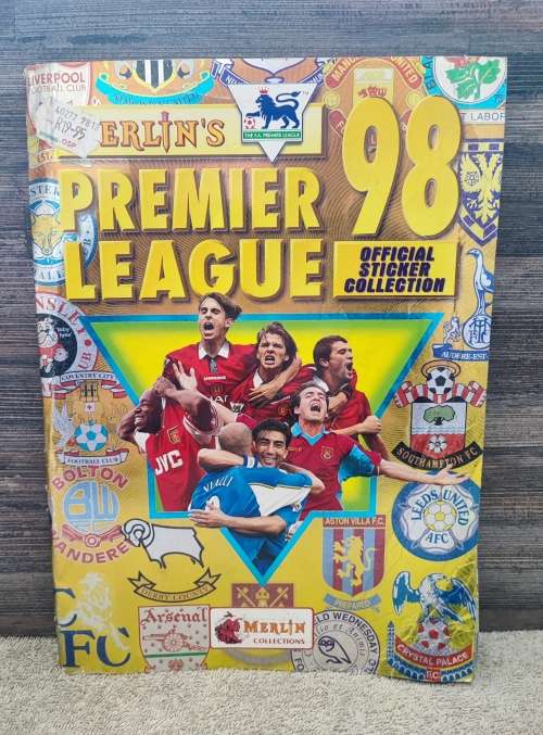 1998 Merlin`s by Topps Premier League Sticker Album & Stickers