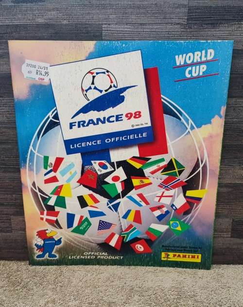 1998 Panini France World Cup Soccer Sticker Album & Stickers