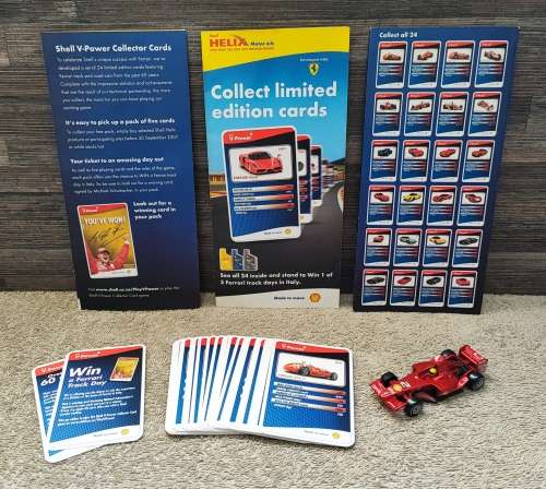 2007 Shell V Power Ferrari Cards(Complete Set)